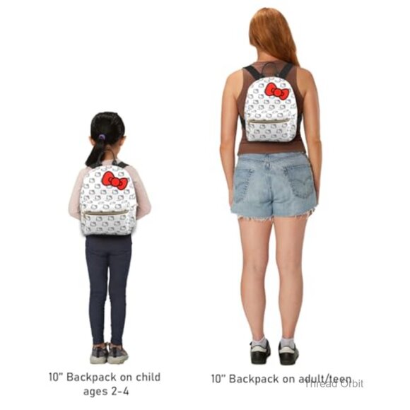 Faux Leather Mini Backpack with Adjustable Straps and Front Pocket main image 2